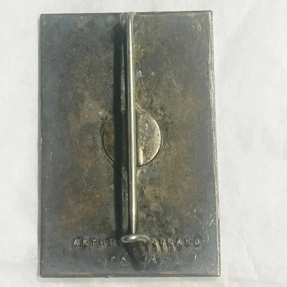 VoltiGeVr Enamel Pin Art Deco Style French Lapel Badge Arthus Bertrand Paris - Picture 3 of 5